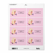 Beauty Salon Barbershop Labels (Full Sheet)