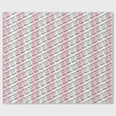 Beauty Salon, Barbershop Massage Let go of Stress Cadeaupapier (Vlak)