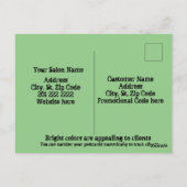 Beauty Salon, Barbershops, Nail Salon, Briefkaarte Briefkaart (Achterkant)