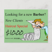 Beauty Salon, Barbershops, Nail Salon, Briefkaarte Briefkaart (Voorkant)