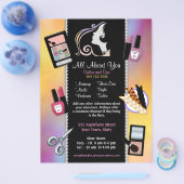 Beauty Salon - Beauticien en Spa Flyer (Enkel)