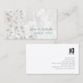 Beauty Salon Bold Eenvoudig Grunge Visitekaartje (Voorkant / Achterkant)