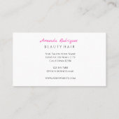  Beauty Salon Business Card Visitekaartje (Achterkant)