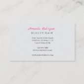  Beauty Salon Business Card Visitekaartje (Achterkant)