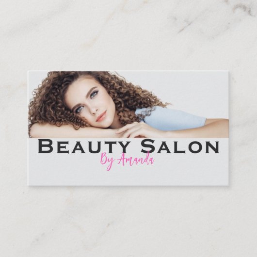  Beauty Salon Business Card Visitekaartje (Voorkant)