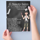Beauty Salon Business Promotion Flyer (Hand)