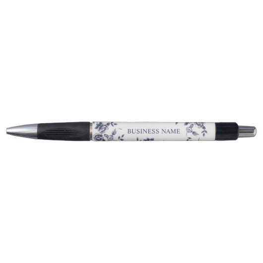 Beauty Salon Chinoiserie Blue & White Floral Pen (Voorkant)