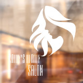 Beauty Salon Custom Business Raamsticker (Vel 2)