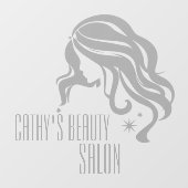 Beauty Salon Custom Business Raamsticker (Vel)