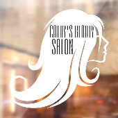 Beauty Salon Custom Business Raamsticker (Vel 2)