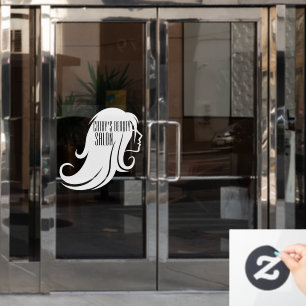 Beauty Salon Custom Business Raamsticker