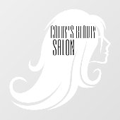 Beauty Salon Custom Business Raamsticker (Vel)