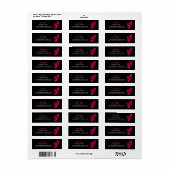Beauty Salon (Deep Pink) Etiket (Full Sheet)
