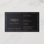 Beauty Salon | Elegant Visitekaartje (Achterkant)