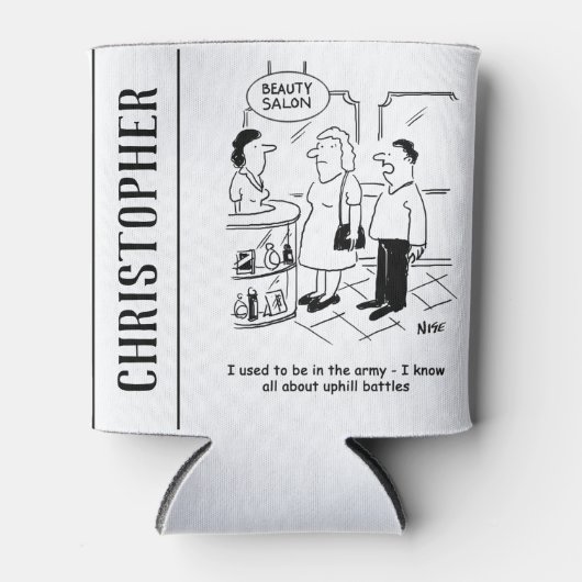 Beauty Salon- en Uphill-gevechten Blikjeskoeler (Voorkant)