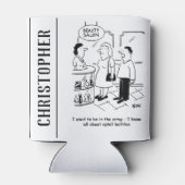 Beauty Salon- en Uphill-gevechten Blikjeskoeler (Achterkant)