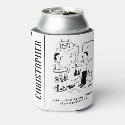 Beauty Salon- en Uphill-gevechten Blikjeskoeler (Blikje Achterkant)