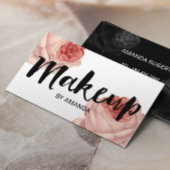 Beauty Salon Floral Makeup Artist Visitekaartje