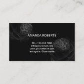 Beauty Salon  Floral Makeup Artist Visitekaartje (Achterkant)