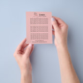 Beauty salon flyer (Hand)