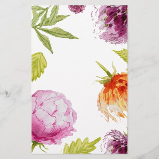 Beauty Salon Garden Floral Boutique Service Menu (Achterkant)