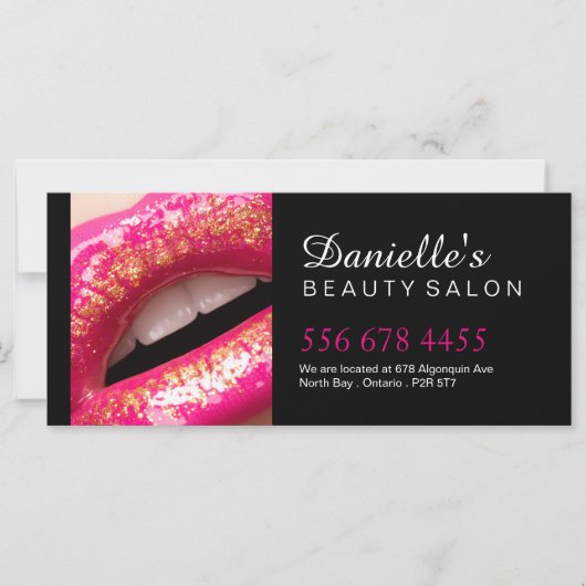 Beauty Salon Gift Certificate (Voorkant)