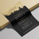Beauty & Salon Gold & Black Luxe-serviceprijzen