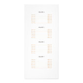 Beauty Salon Gold Light Blue Cirtern Menu (Achterkant)