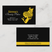 Beauty Salon (Gold) Visitekaartje (Voorkant / Achterkant)