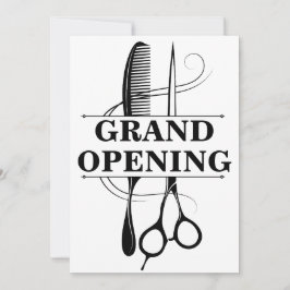 Beauty Salon Grand Opening Uitnodigingskaart Kaart