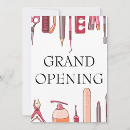 Beauty Salon Grand Opening Uitnodigingskaart Kaart