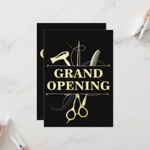 Beauty Salon Grand Opening Uitnodigingskaart Kaart