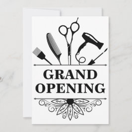 Beauty Salon Grand Opening Uitnodigingskaart Kaart