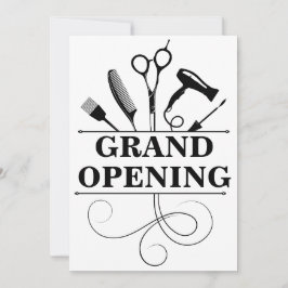 Beauty Salon Grand Opening Uitnodigingskaart Kaart