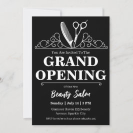Beauty Salon Grand Opening Uitnodigingskaart Kaart