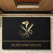 Beauty Salon Haarstylist Zwart Deurmat