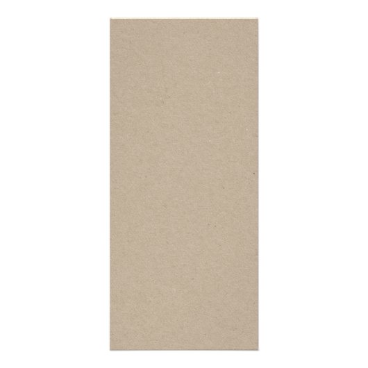 Beauty Salon Hair Makeup Kraft Price List Service Reclamekaart (Achterkant)