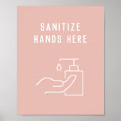 Beauty Salon Hygiene anitize je Poster (Voorkant)