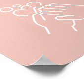 Beauty Salon Hygiene: was uw handen Poster (Hoek)
