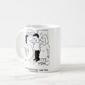 Beauty salon - je tijd begint.. nu! koffiemok (Voorkant links)