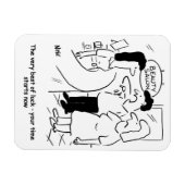 Beauty salon - je tijd begint.. nu! magneet (Horizontaal)