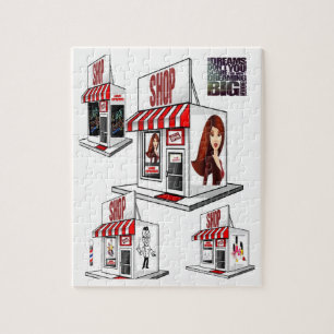 Beauty Salon Jigzaag Puzzle Legpuzzel