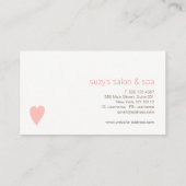 Beauty Salon Klantwaardering Verjaardagscoupon Kortingskaartje (Achterkant)