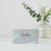 Beauty Salon Lashes and Brows Business Card Visitekaartje (Staand voorkant)