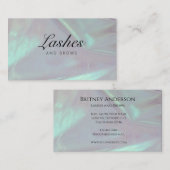 Beauty Salon Lashes and Brows Business Card Visitekaartje (Voorkant / Achterkant)