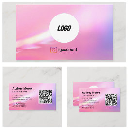 Beauty Salon Lashes Brows Minimalistisch Visitekaartje