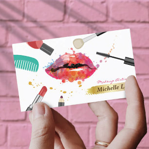 Beauty Salon Lashes Makeup Artist Appointment Afsprakenkaartje