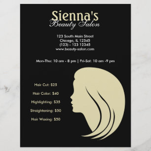 Beauty Salon (Lemon Chiffon) Flyer