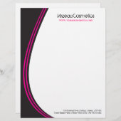 Beauty Salon Letterhead Briefhoofd Sjabloon (Voorkant / Achterkant)