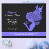 Beauty Salon (Light Slate Blue) Flyer (Enkel)